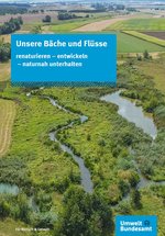 Deckblatt Flyer Infoplattform Gewässerrenaturierung